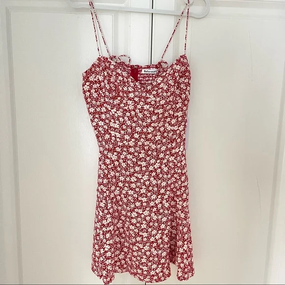 NWT Reformation Saskia Dress Amaro - Picture 6 of 8